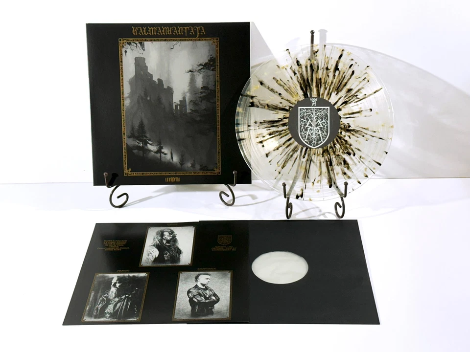 KALMANKANTAJA Unohdettu LP Clear Splatter Vinyl Flagg Hautakammio Drudkh Foto 2 de 3