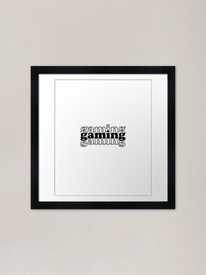 Gaming Vintage - Lustiger Gaming Liebhaber Gerahmtes Wandbild Poster Leinwanddruck Bild