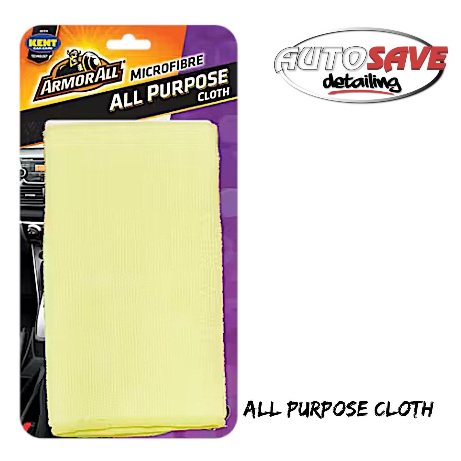 ArmorAll - Microfibre All Purpose Cloth |Durable & Absorbent | Automotive & Home
