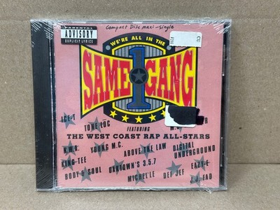WEST COAST RAP ALL-STARS - We're All In The Same Gang - CD - Single NEW SEALED