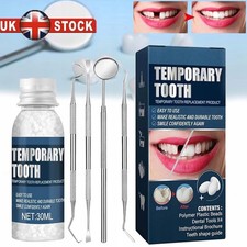 Temporary Tooth Filling Repair Kit Filling Kit for Teeth Includes 4Dental Tools