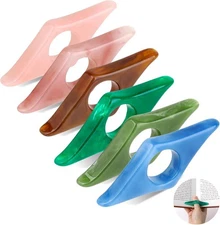 6 Pack Book Page Holder Personalized Resin Book Thumb Page Holders for Readin...