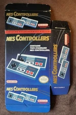 RARE! BOX ONLY! Nintendo NES Two Standard Controllers box
