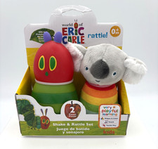 World of Eric Carle-The Very Hungry Caterpillar -Shake  Rattle Set BRAND NEW