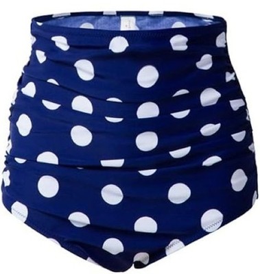 NEW CHERRY CAT Women's Retro Polka High Waisted Bikini Bottom Size M