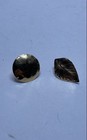 14K Yellow Gold Mismatched Earrings Scrap Jewelry Lot Hammered Disc & Leaf — photo 1