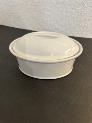 Vintage Pillivuyt Culinary White Oval Lidded Casserole Made In France 7 Classic