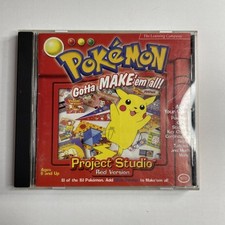 Pokemon Project Studio Red Version Gotta Make 'em All Nintendo CD-ROM w/ Manual