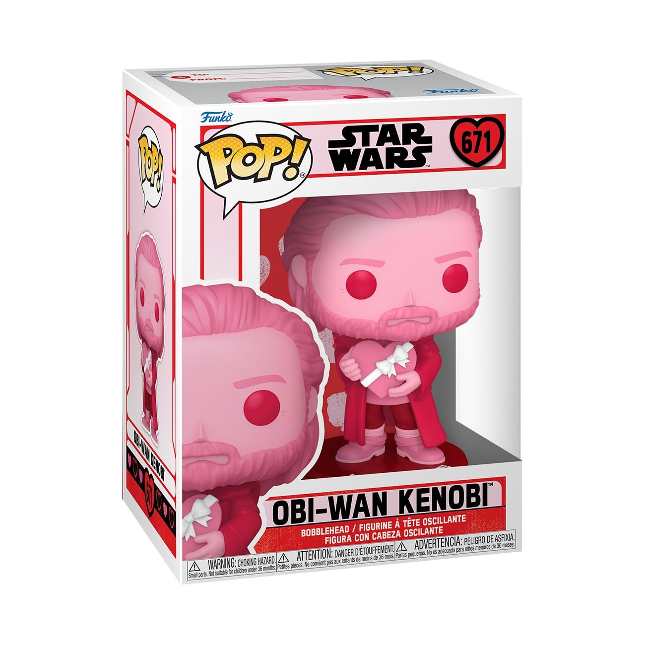 Funko POP Star Wars Valentines - Obi-Wan Kenobi - Collectable Vinyl Figure - G 2990₽
