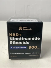 Reus Research NR900 - NAD+ Supplement 80 Capsules