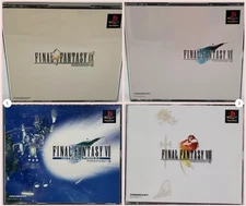 Final Fantasy 7 8 9 International 4 Set PlayStation 1 PS1 FF SQUARE NTSC-J