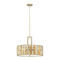 Pendelleuchte Prism Silber Ø54Cm 3-Flmg Jugendstil Lampe Esszimmer Wohnzimmer