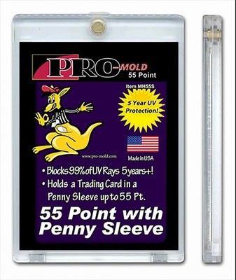 GW242b BCW PRO-MOLD Sleeved Magnetic Card Holder 55pt Neu & OVP