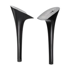 1pair Heel Repair Replacement 1.77"x5.12" High Stiletto Heel Black