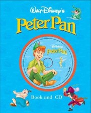 Disney "Peter Pan" (Disney Book & CD) Hardback Book The Fast Free Shipping