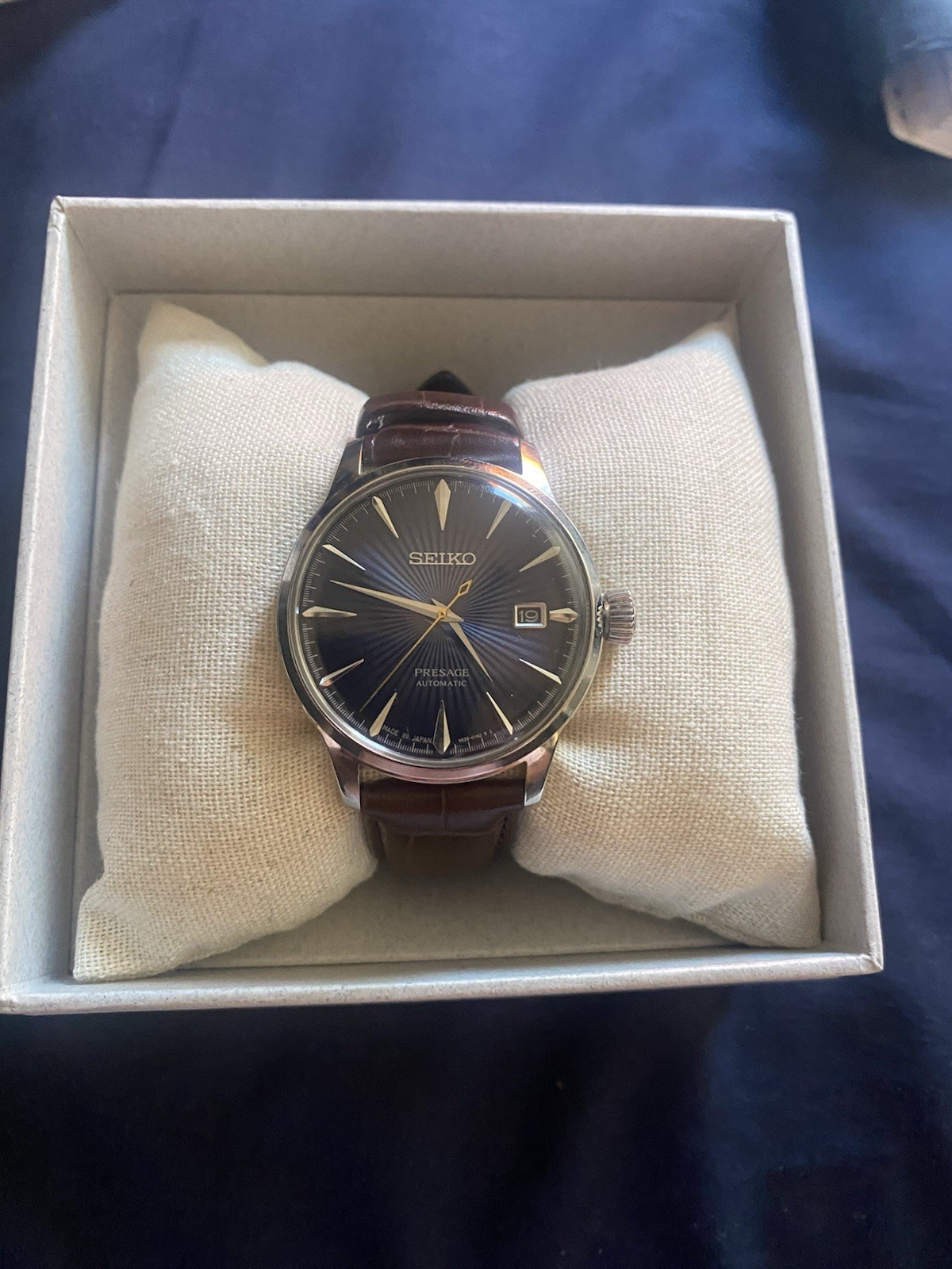 Seiko Presage SRPK15J1 Blue Dial Men's Automatic Watch