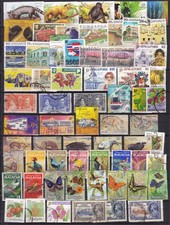 MALAYSIA & SINGAPORE COMMEMORATIVES & DEFINATIVES USED