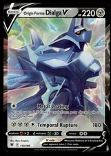 Origin Forme Dialga V 113/189 SWSH Astral Radiance Ultra Rare Pokemon Card - NM