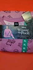 NWT Disney Women's 2 Piece Silky Stretch Fleece Pajama Set Winnie The Pooh Pink