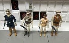 Vintage Star Wars Figures - 4 Different Rebel Hoth Figures (Complete)