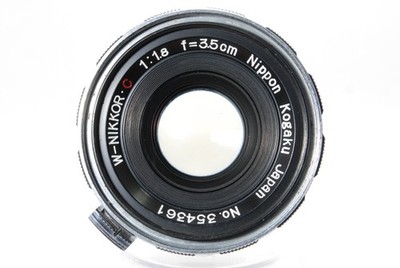Nikon W Nikkor C 3.5cm 35mm f1.8 Nikon S Mount Lens Read*[Near