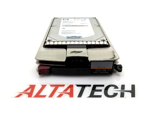 HPE 500GB 7.2k rpm 2/4Gbps FATA LFF Hard Disk Drive 371142-001, 3.5" FC DP HDD - Image 3 of 4