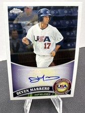💥2011 Topps Chrome USA Baseball Autographs Deven Marrero Auto Collegiate ASU