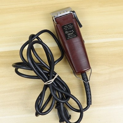 OSTER-Fast Feed #23-51F Adjustable Head-Professional Hair Clippers Brown Tested