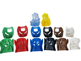 LEGO Bionicle Kanohi Full European Misprint Collection Matatu Ruru Kaukau Rare