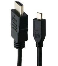 HDMI to Micro-HDMI 6-Foot High Speed with Ethernet Cable - Black