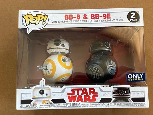 Star Wars - Funco Pop! - BB-8 & BB-9E 2 Pack - Best Buy Exclusive New