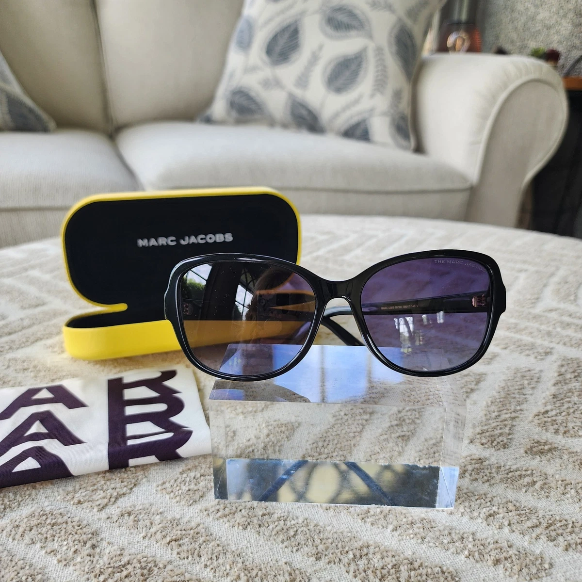 New Mark Jacobs MJ528S Sunglasses Size 58mm 145mm 17mm Black 