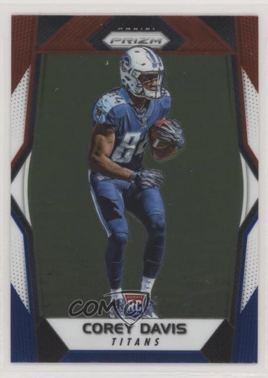 2017 Panini Prizm Rookies Red White & Blue Prizm Corey Davis #229 05d5