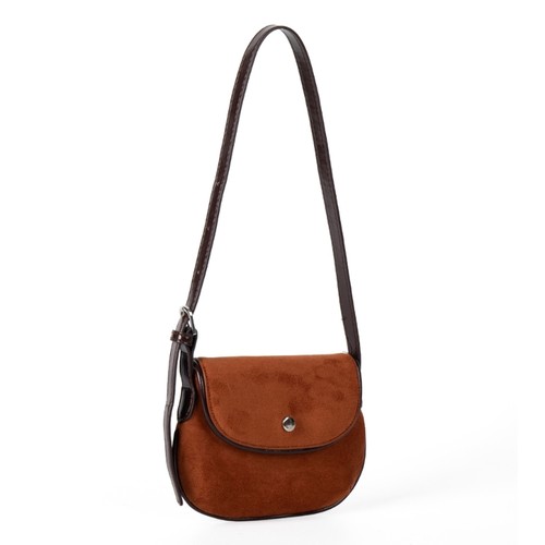 Contemporary Suedes Underarm Purse Spacious Capacity Top Handle Purse for Women - Picture 4 of 12
