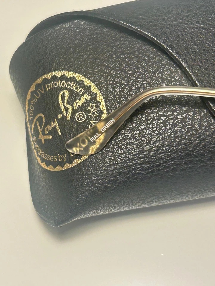 Ray-Ban Aviator j-M 3025 Full Color 001/3M Tg 58:14 Full Green Vetro Verde  - Immagine 2 di 4