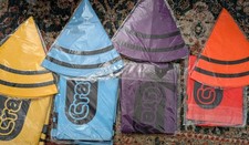 Multicolor Crayon Costume Set Complete Outfit Unisex One Size Hat Included