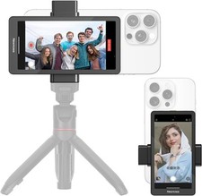 5" Phone Vlog Selfie Monitor Screen Magnetic Phone Holder Using Phone Rear
