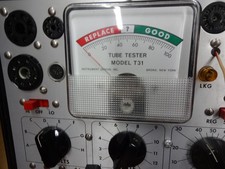 Vintage tube tester Radio shack Micronta T31 repair test equipment
