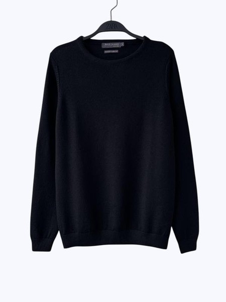 Women Paul James Sweater Black Wool S