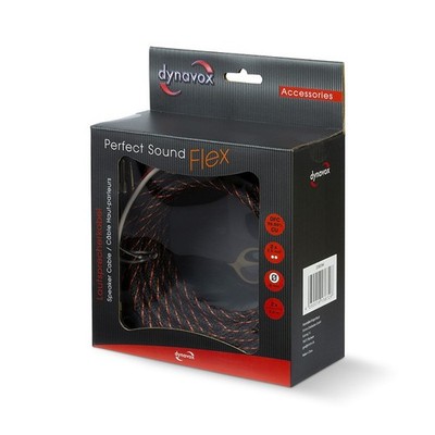DYNAVOX PERFECT SOUND FLEX 2 x 2 m speaker cable with banana plugs