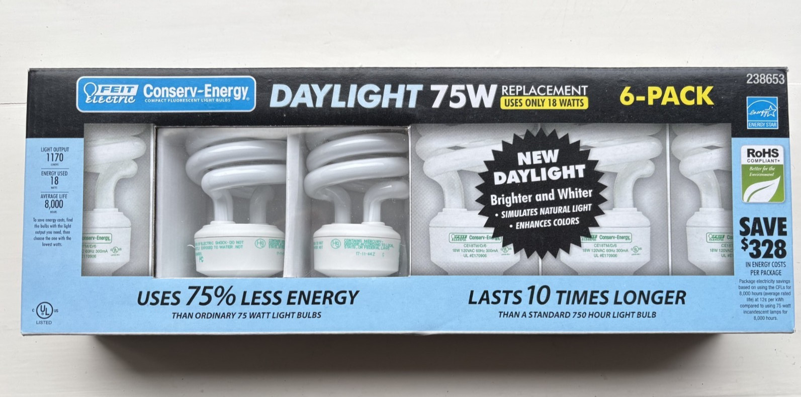 Daylight 75w Use 18w