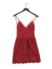 Abercrombie & Fitch Tank Midi Dress XS in Red