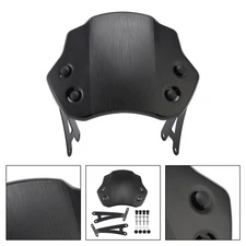 Motorcycle Windshield WindScreen fit for SCRAMBLER 400 X 2024-2025 Black