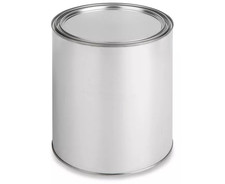 Uline Unlined Metal Can with Lid - 1 Gallon