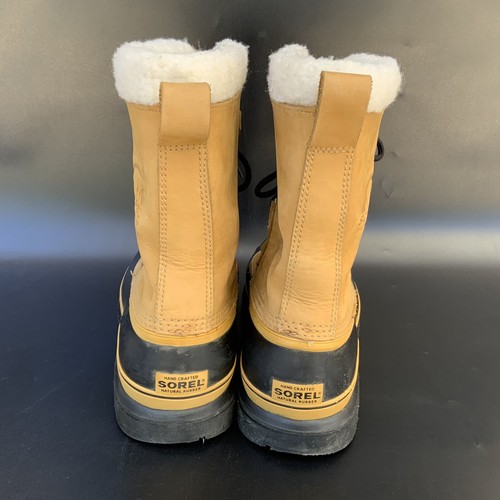 SOREL Caribou 2 Men's Size 11 Fleece-Trimmed Winter Snow Rubber Leather Boots - Picture 4 of 18