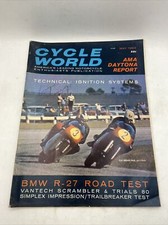 Vintage 1964 May Cycle World Motorcycle Magazine Vespa Harley Davidson BSA Honda