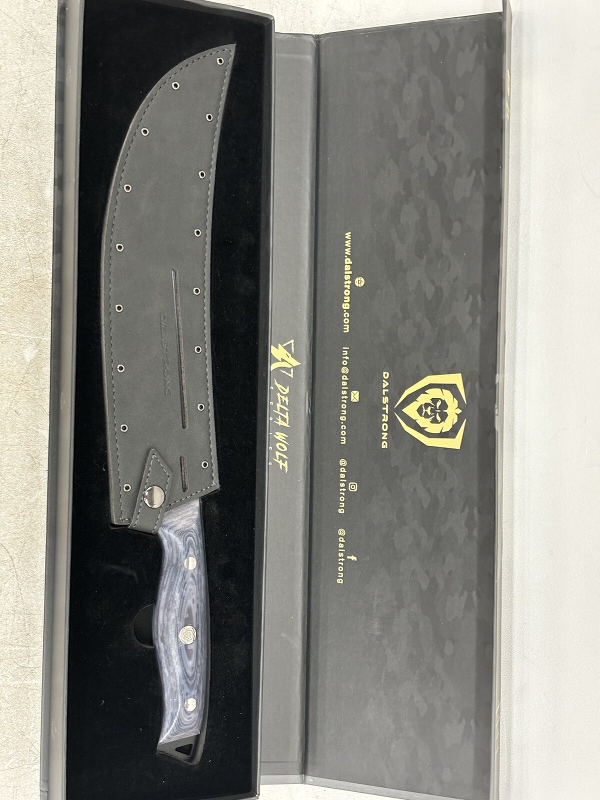 Dalstrong Butcher Knife 10 inch Delta Wolf Series Knife Ultra