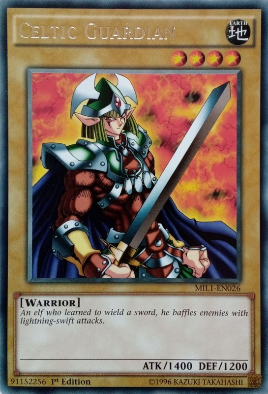 MIL1-EN026 CELTIC GUARDIAN RARE 1ST EDITION YuGiOh CARD