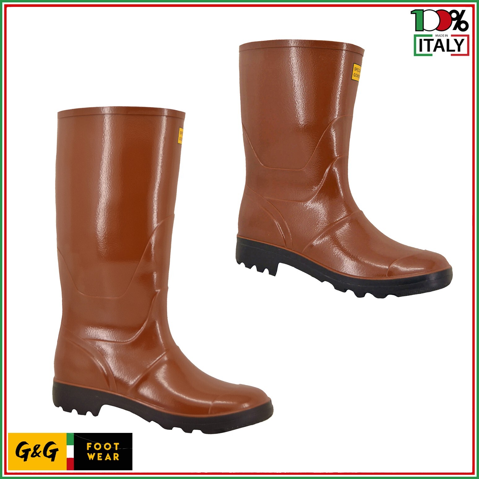 G&G Footwear Specialgomma Men's Boot Nitrile Rubber