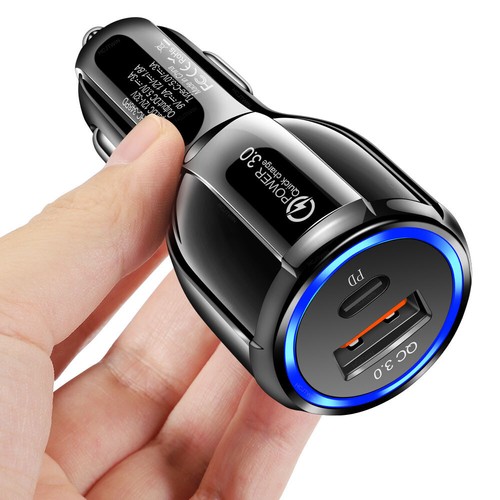 Car Charger For iPhone 13 Pro Max 12 XR XS Fast Charge 18W PD Type C USB Adapter - Picture 11 of 15